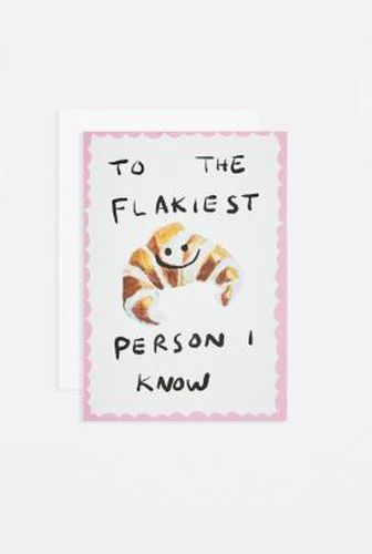 Flakiest Person Greetings Card ALL at - Urban Outfitters - Modalova