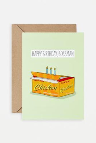 Grußkarte "Happy Birthday, Bossman" - Hood Greetings - Modalova