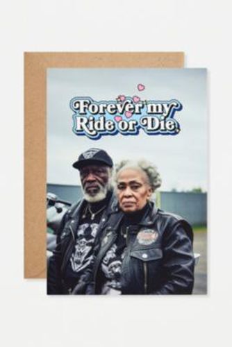 Forever My Ride Or Die Greetings card ALL at - Urban Outfitters - Modalova