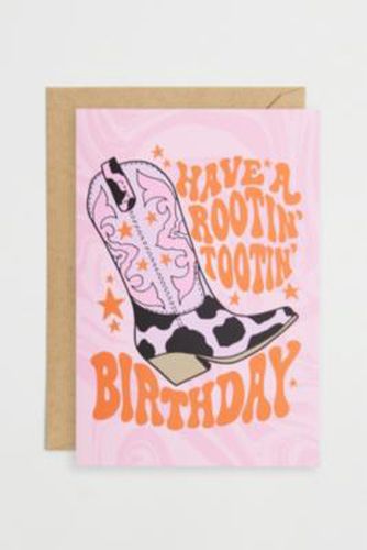 Rootin Tootin Birthday Card ALL at - Urban Outfitters - Modalova