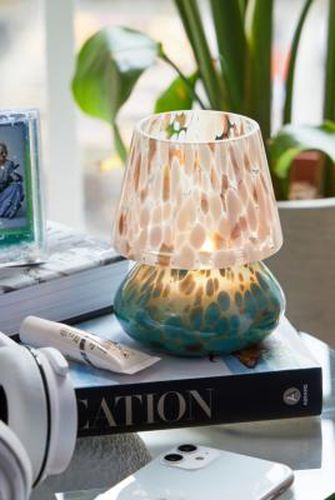 Ava Blue Tortoiseshell Lamp-Shaped Candle - Urban Outfitters - Modalova