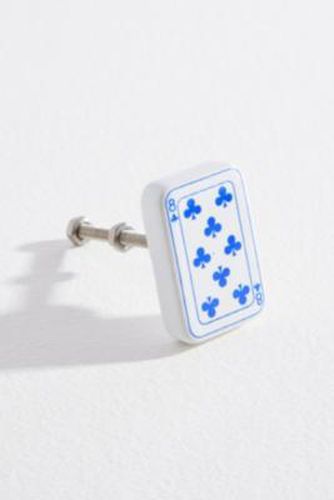 Pack Of Cards 8 Of Clubs Drawer Knob - Blue ALL at - Urban Outfitters - Modalova