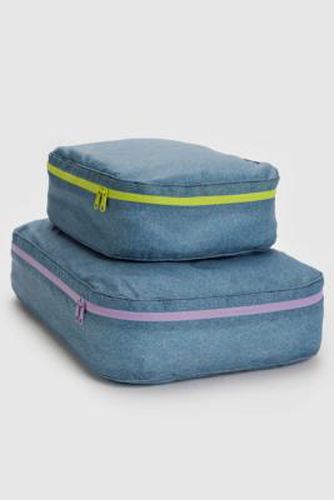 Big Denim Extra-Large Packing Cubes Set - Blue ALL at Urban Outfitters - BAGGU - Modalova