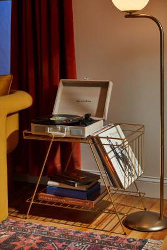 Hannah Vinyl Storage Rack - Gold L: 60.9cm x W: 38.1cm x H: 50.8cm at - Urban Outfitters - Modalova