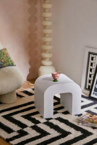 Juliette Side Table - White H: 40cm x W: 40cm x L: 46cm at - Urban Outfitters - Modalova