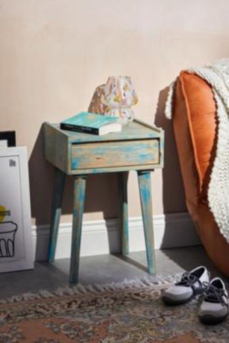 Morena Bedside Table - Blue H: 56cm x W: 33cm x L: 38cm at - Urban Outfitters - Modalova