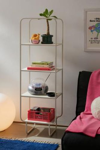 Alana White Narrow Bookcase - White D: 33cm x W: 45.7cm x H: 143.5cm at - Urban Outfitters - Modalova