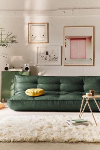 Greta XL Faux Leather Sofa Bed - L: 208cm x W: 130cm x H: 32cm at - Urban Outfitters - Modalova