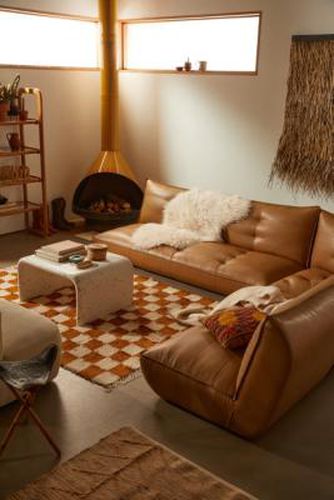 Greta Sectional Sofa - Brown L: 149cm x W: 98cm x H: 76cm at - Urban Outfitters - Modalova