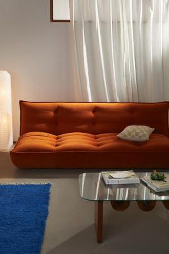 Greta XL Velvet Sofa Bed - L: 208.2cm x W: 129.5cm x H: 32cm at - Urban Outfitters - Modalova