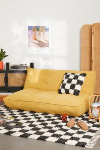 Greta Two-Seater Yellow Corduroy Sofa Bed - L: 134.6cm x W: 101.6cm x H: 33cm at - Urban Outfitters - Modalova