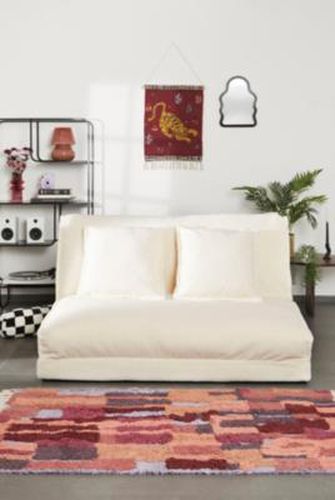 Keoni Cream Two-Seater Boucle Sofa Bed - Cream W: 144cm x H: 153cm at - Urban Outfitters - Modalova