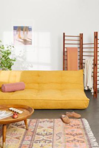 Greta Mustard Cord XL Sofa Bed - L: 208.2cm x W: 129.5cm x H: 32cm at - Urban Outfitters - Modalova