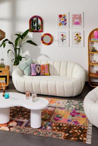 Felicity Three-Seater Sofa - White 191cm x 97cm x 73cm at - Urban Outfitters - Modalova