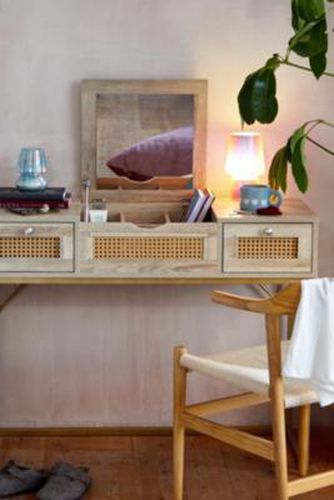 Lily Rattan Dressing Table - Neutral ALL at - Urban Outfitters - Modalova