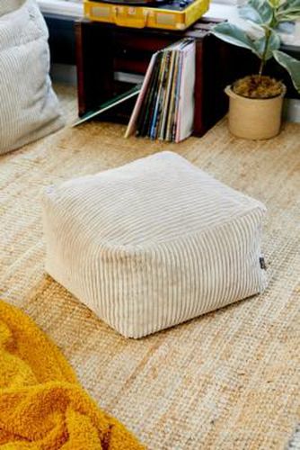 Theo Stone Corduroy Footstool - Light Grey ALL at Urban Outfitters - Icon - Modalova