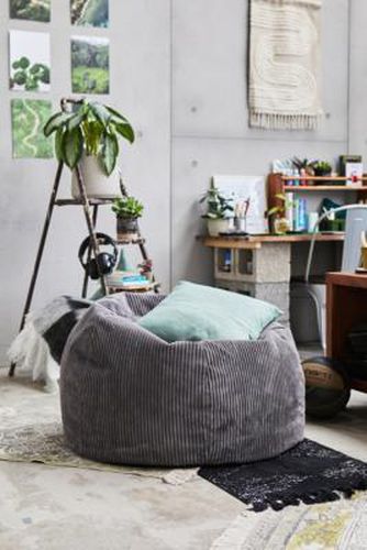 Kingston Classic Cord Charcoal Bean Bag - Grey ALL at Urban Outfitters - Icon - Modalova