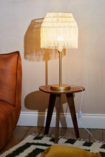 Phoebe Tassel Table Lamp - Gold W: 32.5cm x H: 65cm at - Urban Outfitters - Modalova