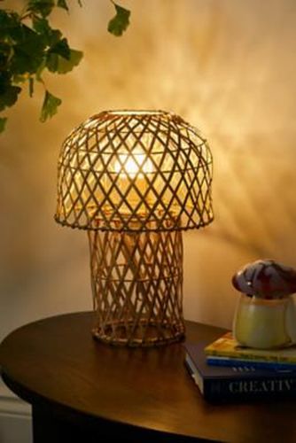 Milly Mushroom Lamp - Neutral 26cm x 26cm x 37cm at - Urban Outfitters - Modalova