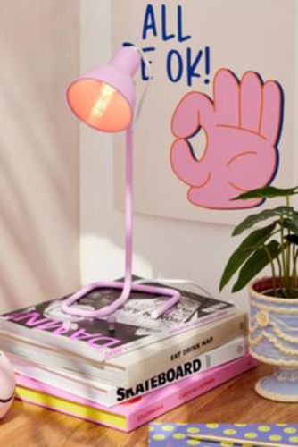 Pink Logan Mini Lamp - Pink 15cm x 14.5cm x 36.5cm at - Urban Outfitters - Modalova