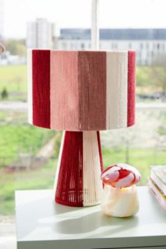 Emilie Stripes Lamp - Pink ALL at - Urban Outfitters - Modalova