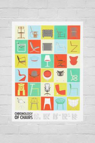 Poster "Chronology Of Chairs", 30X40 - Urban Outfitters - Modalova