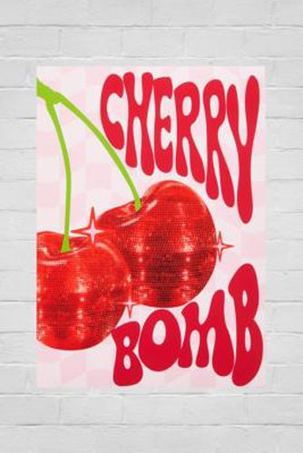 Printed Weird UO Exclusive - Kunstprint "Cherry Bomb", A4 - Urban Outfitters - Modalova