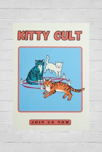 Cactus Tree Club Kitty Cult 30x40 Wall Art Print at - Urban Outfitters - Modalova