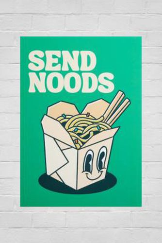 Cactus Tree Send Noods 30x40 Wall Art Print - Green at - Urban Outfitters - Modalova