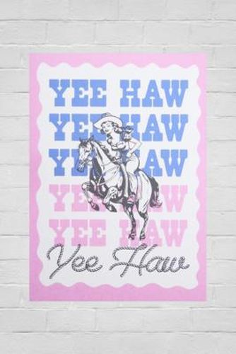 Lune Club Yee Haw 30x40 Wall Art Print at - Urban Outfitters - Modalova