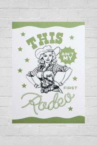 Lune Club This Ain't My First Rodeo 30x40 Wall Art Print - Green at - Urban Outfitters - Modalova