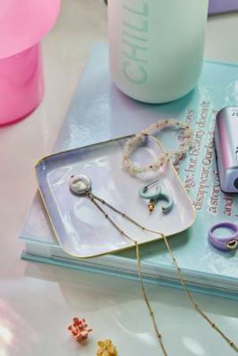 Lilac Agate Square Trinket Tray - Lilac ALL at - Urban Outfitters - Modalova
