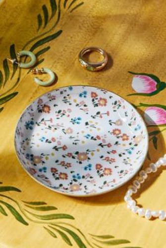 White Floral Trinket Tray ALL at - Urban Outfitters - Modalova