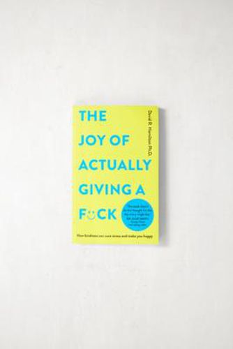 The Joy Of Actually Giving A F*ck By David Hamilton 13.5cm x 1.7cm x 21.6cm at - Urban Outfitters - Modalova