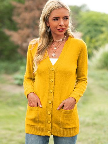 Long Sleeve Knitted Sweater coat - Just Fashion Now UK - Modalova