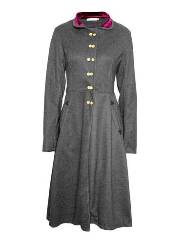 Tweed Vintage Long Sleeve Overcoat - Just Fashion Now UK - Modalova