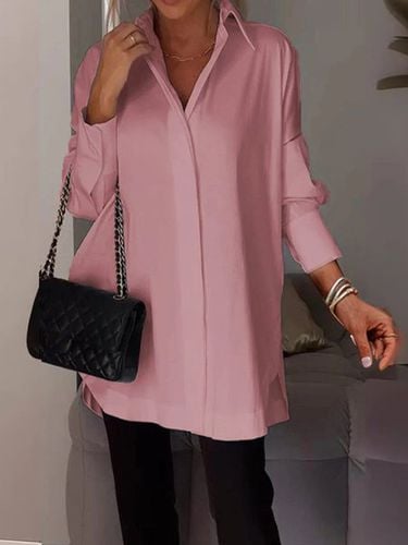 Plain Casual Blouse - Just Fashion Now - Modalova