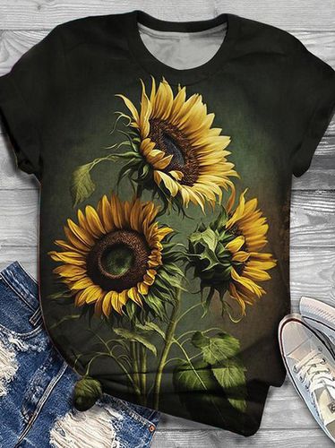 Loose Butterfly Casual T-Shirt - Modetalente - Modalova