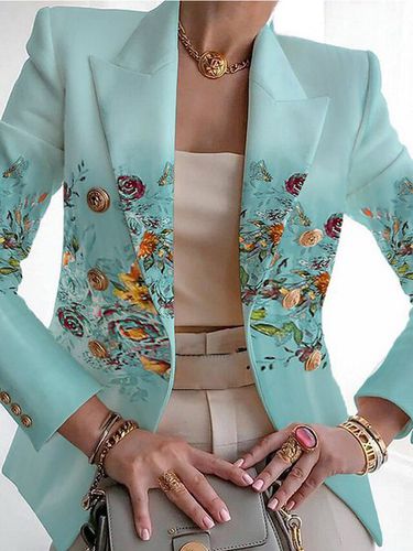 Buckle Casual Blazer - Just Fashion Now - Modalova