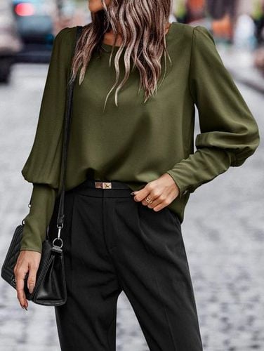 Casual Buttoned Blouse - Just Fashion Now - Modalova