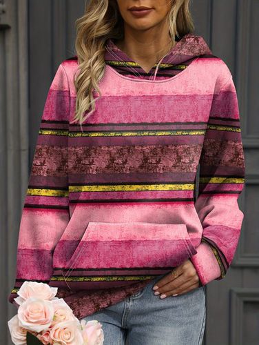 Casual Loose Ethnic Sweatshirt - Just Fashion Now - Modalova