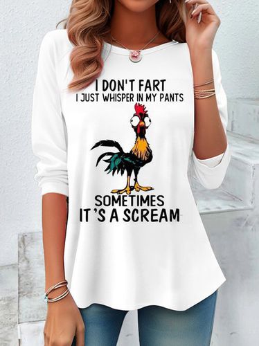 I Don't Fart, I Just Whisper In My Pants Sometimes A Scream T-Shirt - Just Fashion Now - Modalova