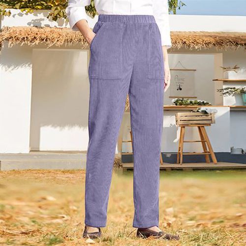 Plain Casual Loose Pants - Just Fashion Now - Modalova