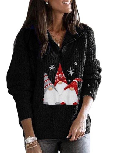 Casual Christmas Turtleneck Sweater - Just Fashion Now - Modalova