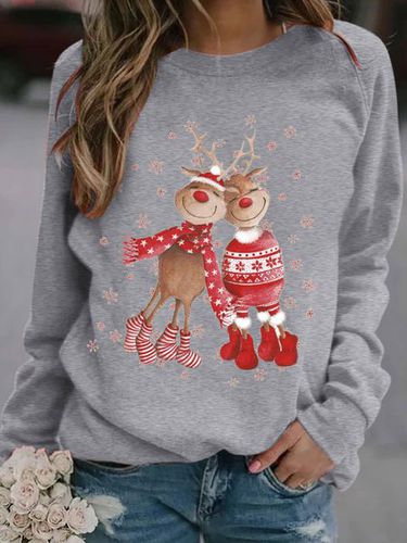 Christmas Casual Sweatshirt - Just Fashion Now - Modalova