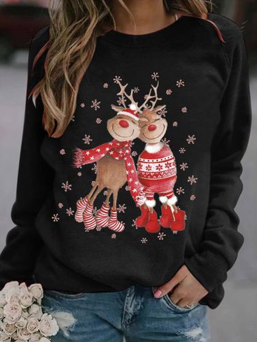 Christmas Casual Sweatshirt - Just Fashion Now - Modalova