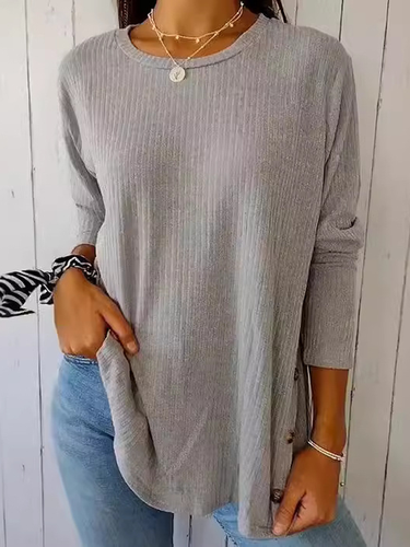 Casual Square Neck Loose Blouse - Just Fashion Now - Modalova