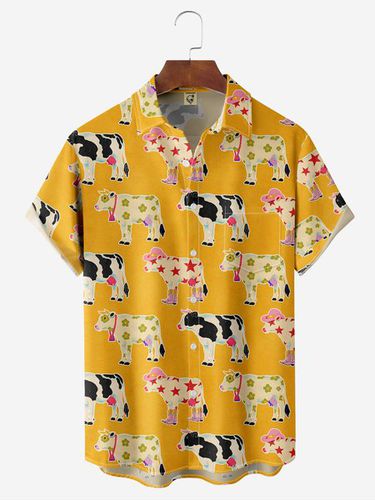 Andreea Dumuta X HARDADDY® Vintage Western Cow Shirt - Modetalente - Modalova