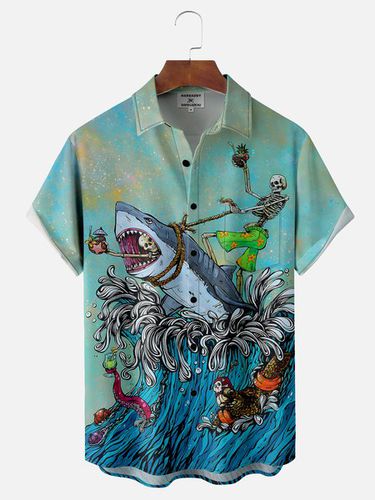 DAVID LOZEAU X HARDADDY® GREAT WHITE WAVE SHIRT - Modetalente - Modalova