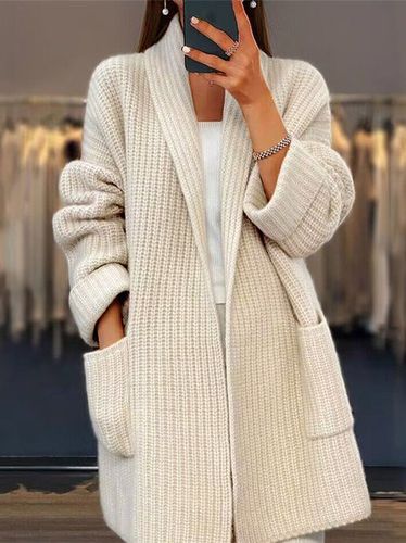 Casual Wool/Knitting Loose Cardigan - Just Fashion Now - Modalova